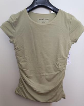 TOP/SOTTOGIACCA DONNA VERDE SALVIA