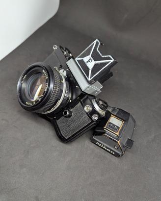 Nikon F2S Photomic + 50mm 1.4 + WLF