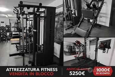 Attrezzatura palestra professionale, solo inblocco