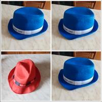 4 Cappelli stile Fedora e Borsalino per Carnevale