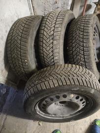 GOMME Invernali+ CERCHI  FIAT 500L 