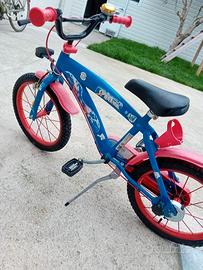 Bicicletta Spiderman bimbo 4/7 anni