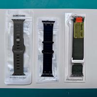 3 Cinturini DONEGANI per Apple Watch 45-49mm