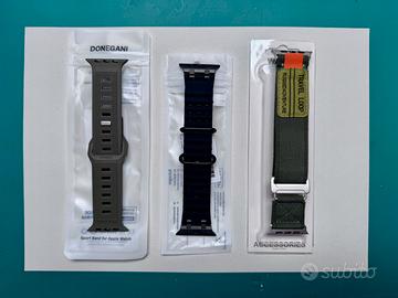 3 Cinturini DONEGANI per Apple Watch 45-49mm