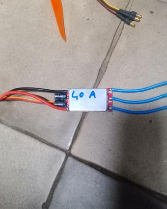 Esc con motore per aereo