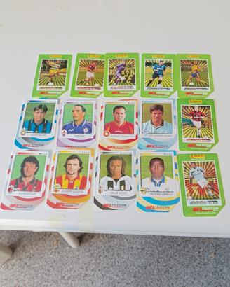 Schede telefoniche con calciatori della panini