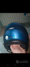 Casco jet HJC blù metallizzato tg.L