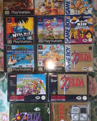TITOLI RARI NINTENDO SNES NES GAME BOY PS1PS1 