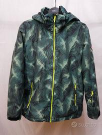 Giacca Sci Bear 14 anni - 164cm Verde/Marrone