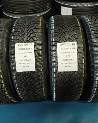 4 GOMME 205 55 16 GOODYEAR INV RIF2716