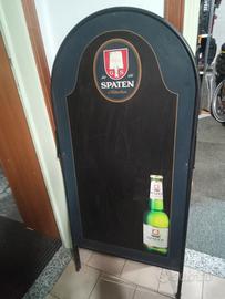lavagna pubblicità birra 