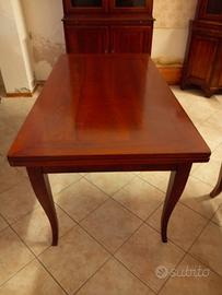 Tavolo allungabile in noce