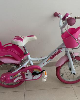 Bici bimba unicorno
