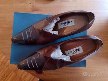 scarpe con tacco melluso n39 colore rovere