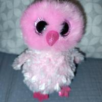 Peluche  Twiggy il Gufo Rosa