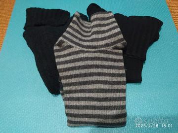 ART. 86 - 2 MAGLIONI NERI + BODY GRIGIO