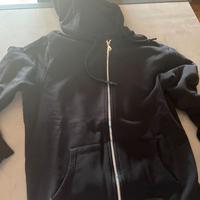 Felpa Block eleven con cappuccio Colore:nero M