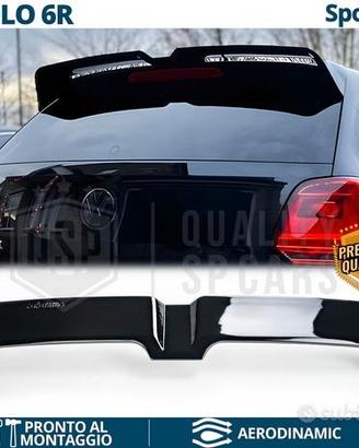 SPOILER Posteriore VW POLO 5 6R 6C Alettone NERO