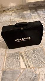 Mixser con 4 microfoni piu casse ampli noiz  e pie