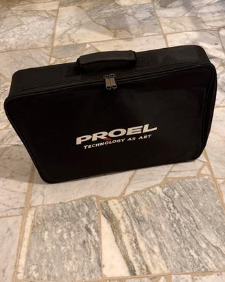 Mixser con 4 microfoni piu casse ampli noiz  e pie