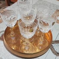 Set 6 Calici Cristallo Francese "Vannes Le Châtel"