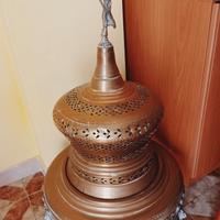 Àntico braciere di rame e ottone