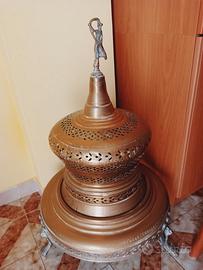 Àntico braciere di rame e ottone