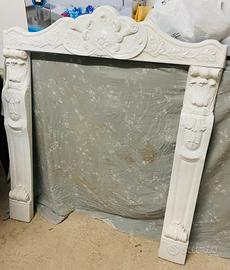 Cornice Camino MARMO DI CARRARA