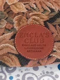 borsa artigianale cuoi tessuto