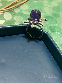 Anello ametista