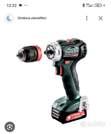 Metabo PowerMaxx BS 12 BL Q NUOVO Brushless 2 batt