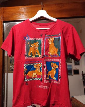 Maglietta simba t shirt re leone Disney