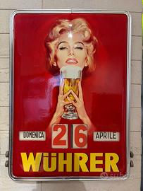 Calendario perpetuo Roy Vercelli birra Wuhrer