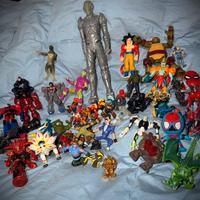 Lotto 50 action figures - Marvel, Dragon Ball, Gor