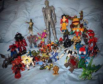 Lotto 50 action figures - Marvel, Dragon Ball, Gor