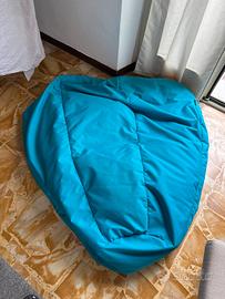 Pouf blu