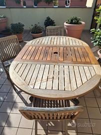 tavolo sedie da giardino