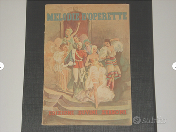 spartito musicale melodie d'operette vol volume 1