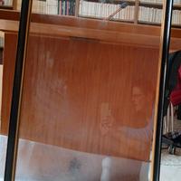 Cornice x quadro. Legno scuro con filo oro