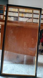 Cornice x quadro. Legno scuro con filo oro