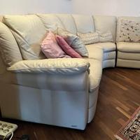 DIVANO PELLE color crema