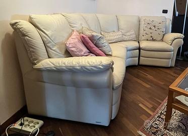 DIVANO PELLE color crema