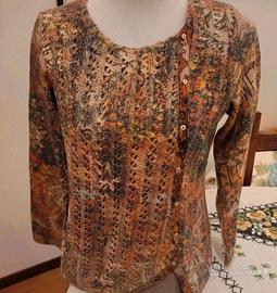 Maglia Vintage de Briziet – Stile Boho Chic (M)
