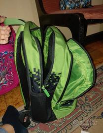 zaino per scuola minecraft