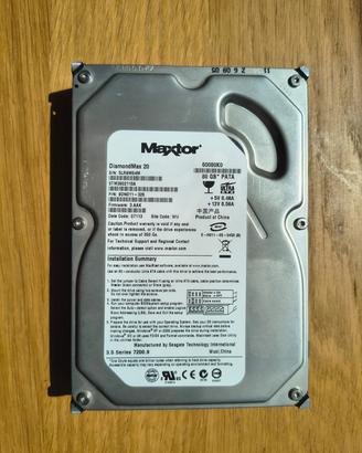 Hard Disk IDE Maxtor DiamondMax 20 80GB 3.5" PATA