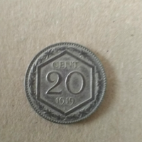 Moneta da 20 cent di Lire Regno d'Italia