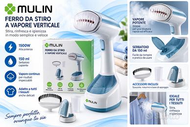 Ferro da stiro a vapore verticale Mulin 1500W – 15