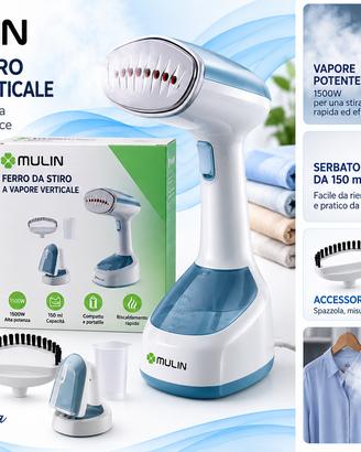Ferro da stiro a vapore verticale Mulin 1500W – 15