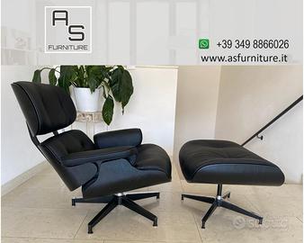 Chaise Longue Eames Lounge Chair Ottoman ECOPELLE