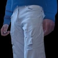 Jeans bianco Elegante